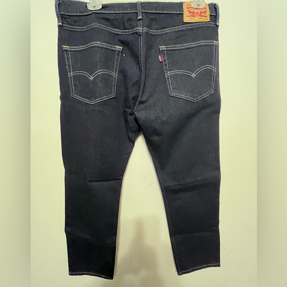 Levi’s 502 Mens Dark Denim Jeans 36 x 30 - Picture 3 of 10